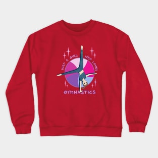 Funny Gymnast Anime Girl Cartwheel Gymnastics Stars Crewneck Sweatshirt